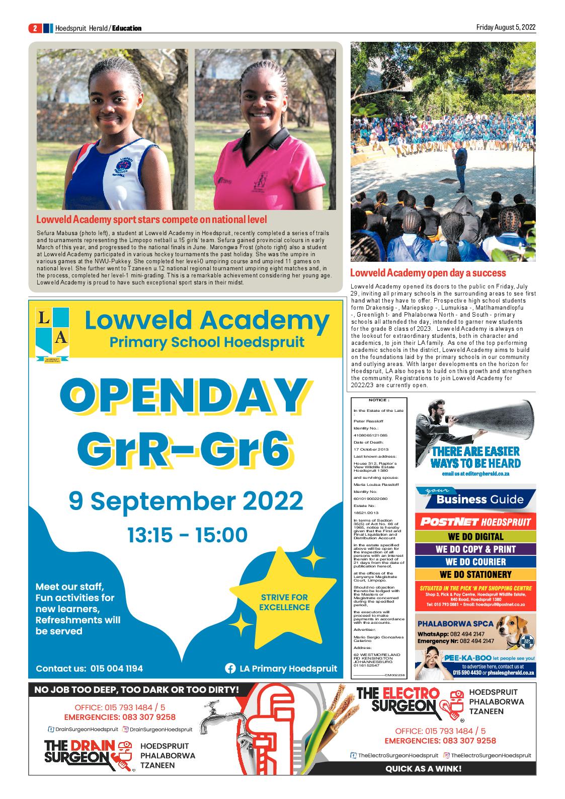 Hoedspruit Herald page 2