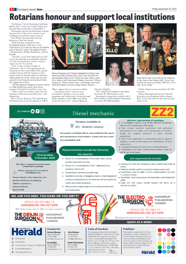 Hoedspruit Herald page 2