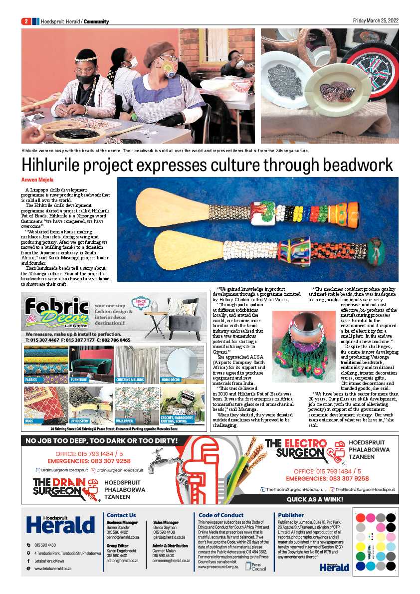 Hoedspruit Herald page 2