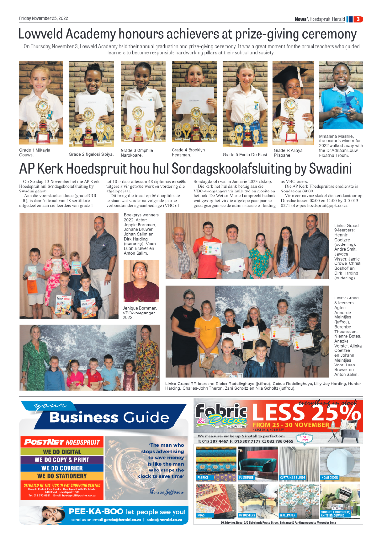 Hoedpsruit Herald page 11