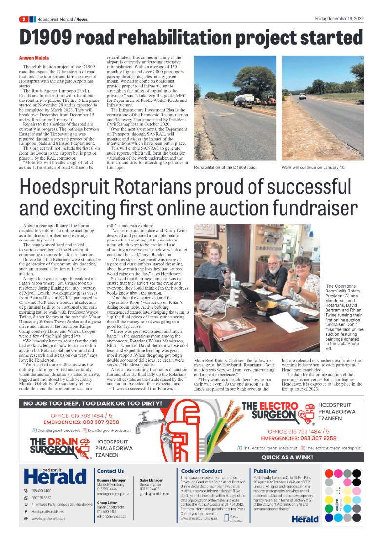 Hoedspruit Herald page 2