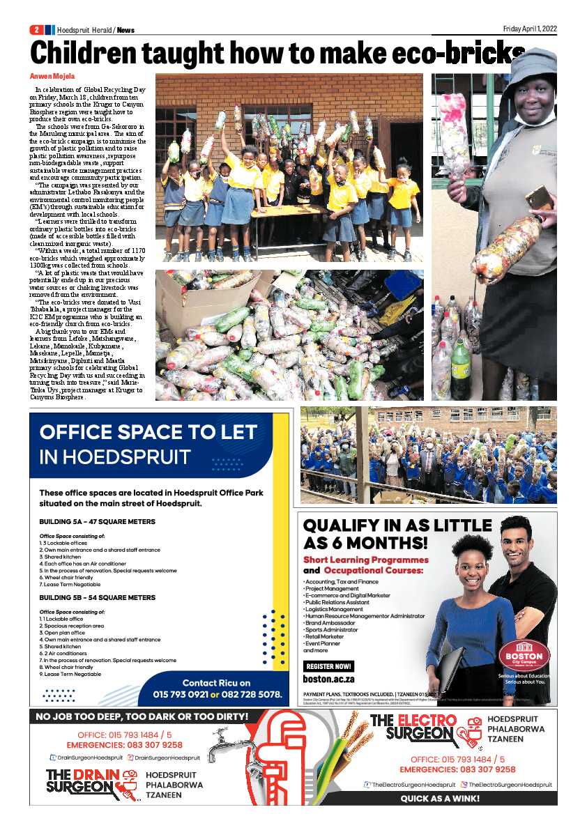 Hoedspruit Herald page 2