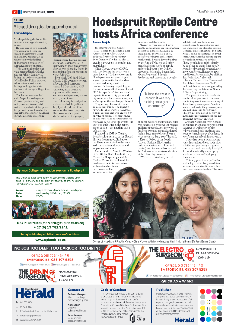 Hoedspruit Herald page 2