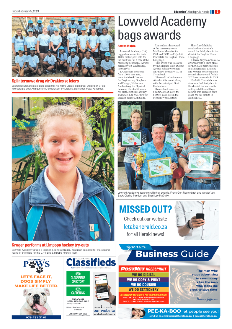 Hoedspruit Herald page 11