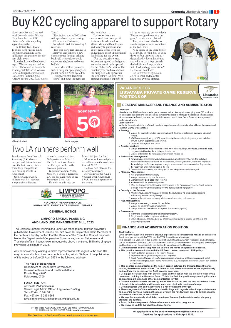 Hoedspruit Herald page 11