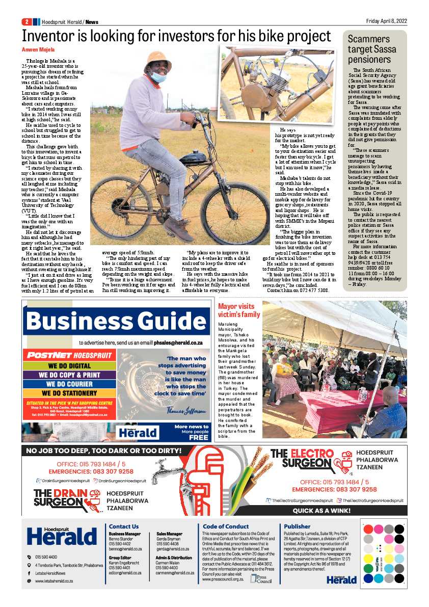 Hoedspruit Herald page 2