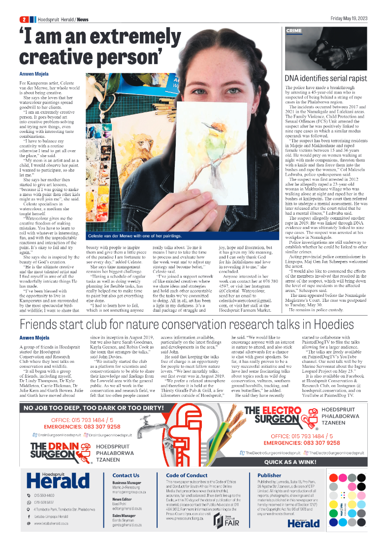 Hoedspruit Herald page 2