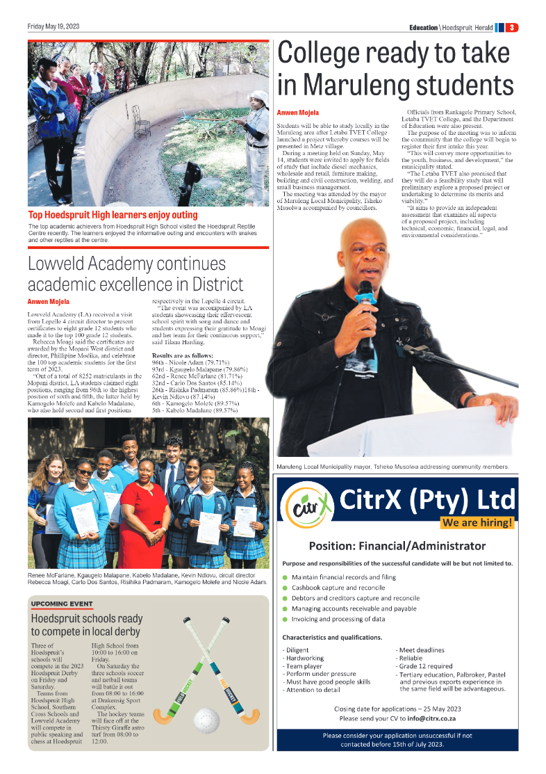 Hoedspruit Herald page 7