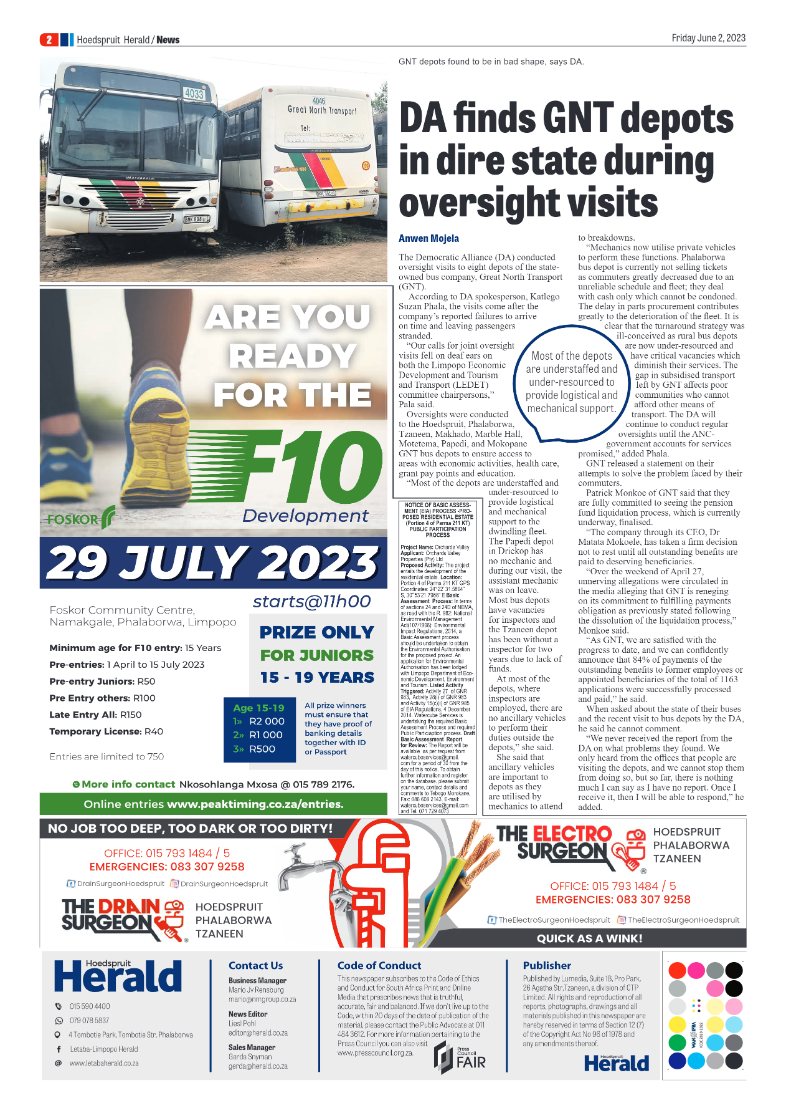 Hoedspruit Herald page 2