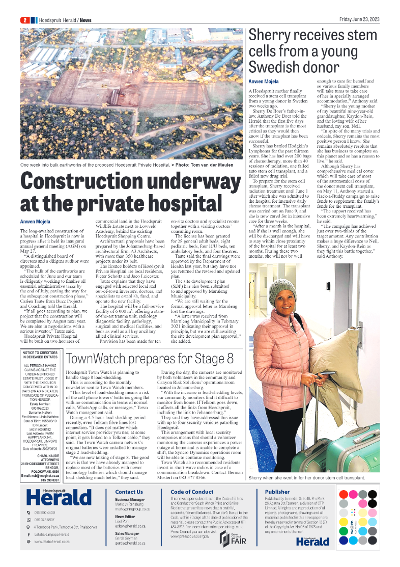 Hoedspruit Herald page 2