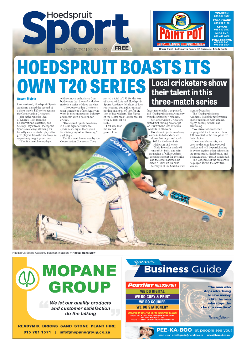 Hoedspruit Herald page 12