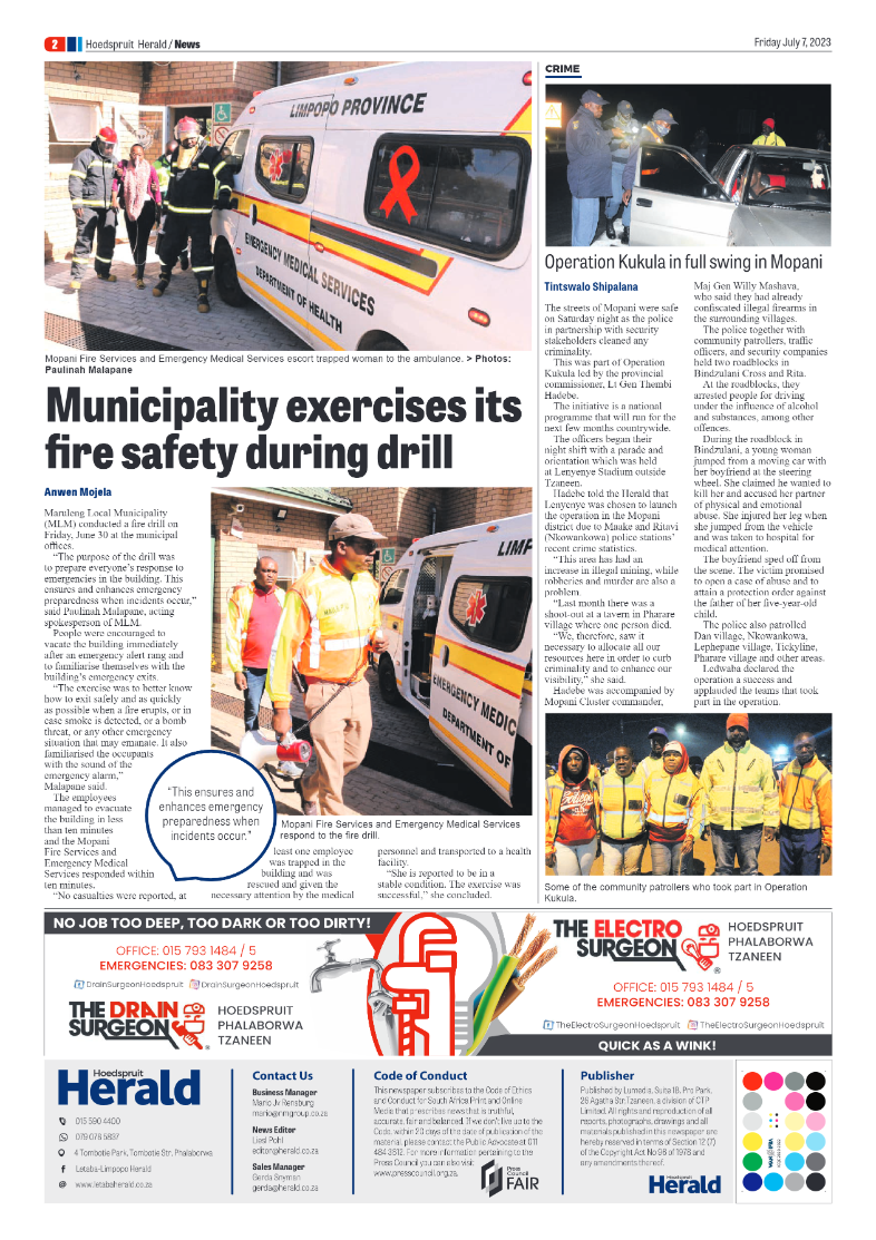 Hoedspruit Herald page 2