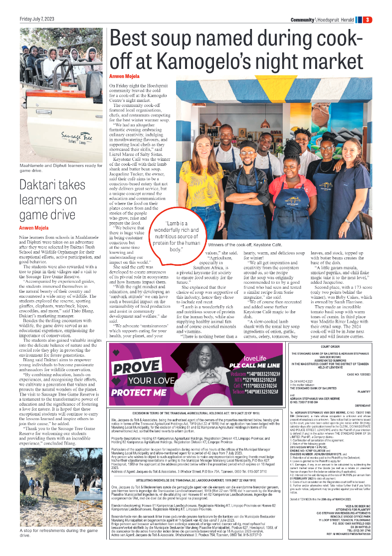 Hoedspruit Herald page 7