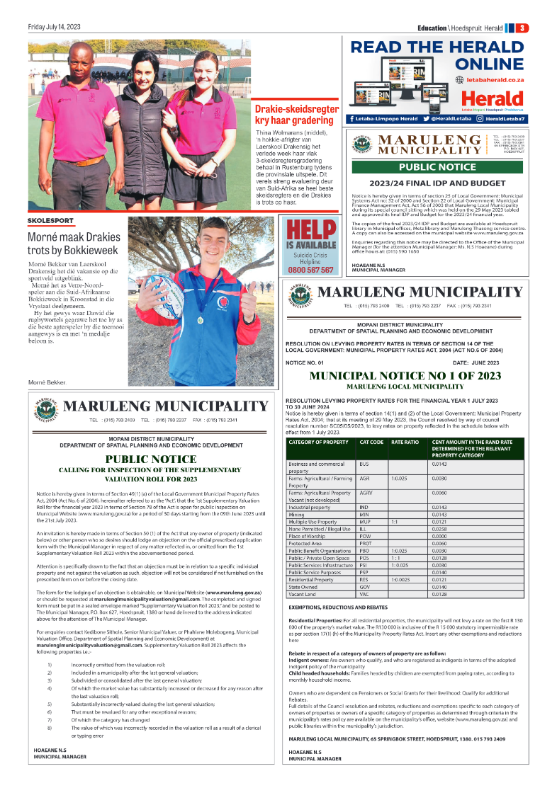 Hoedspruit Herald page 7