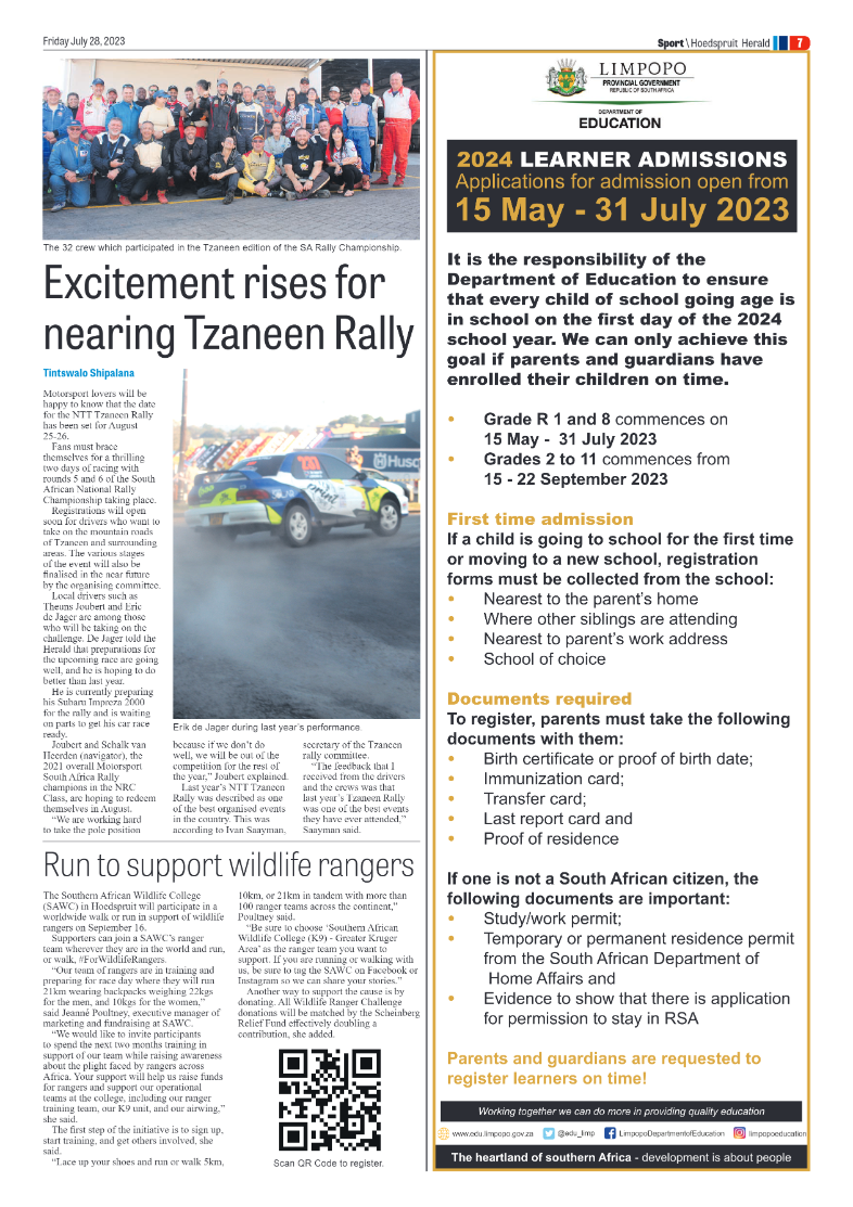 Hoedspruit Herald page 15