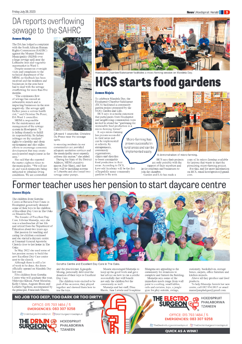 Hoedspruit Herald page 3