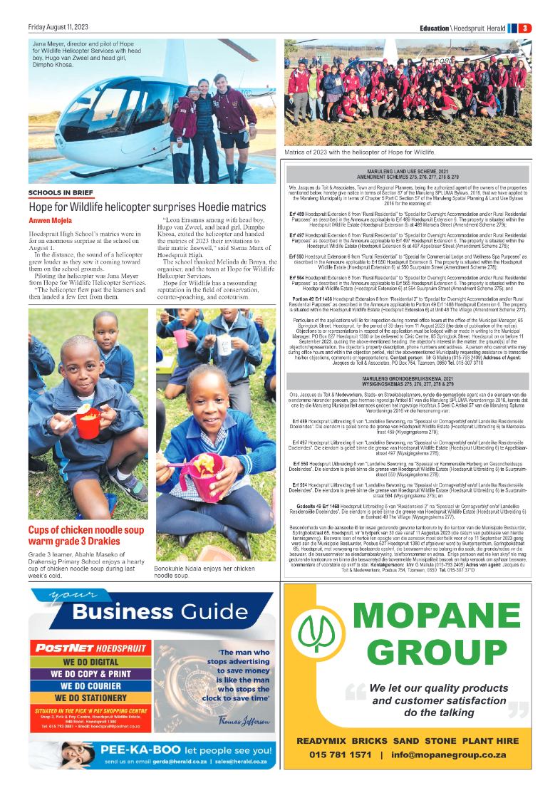 Hoedspruit Herald page 11