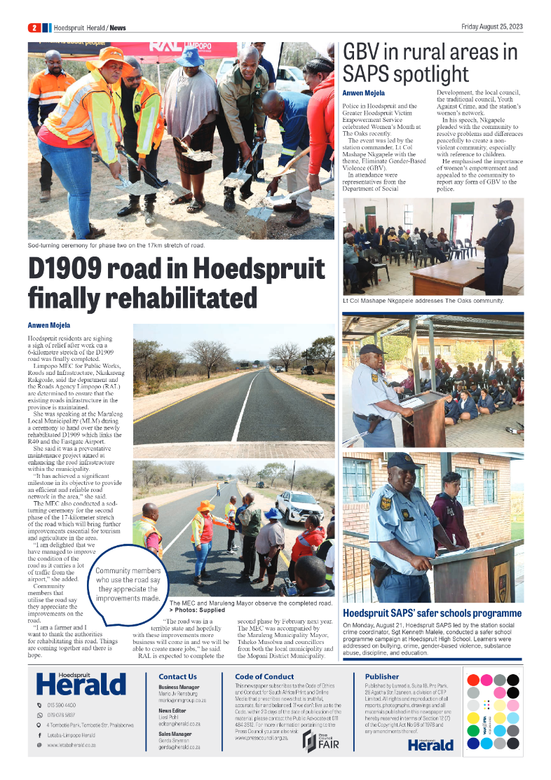 Hoedspruit Herald page 2