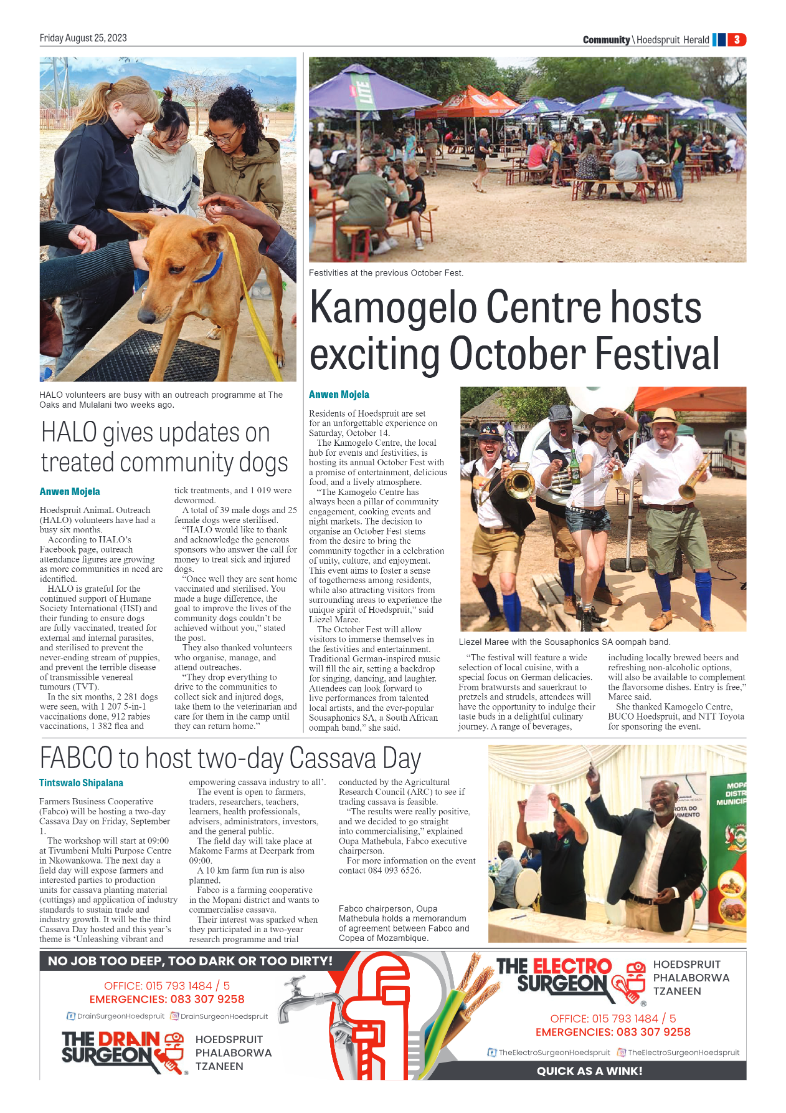 Hoedspruit Herald page 3