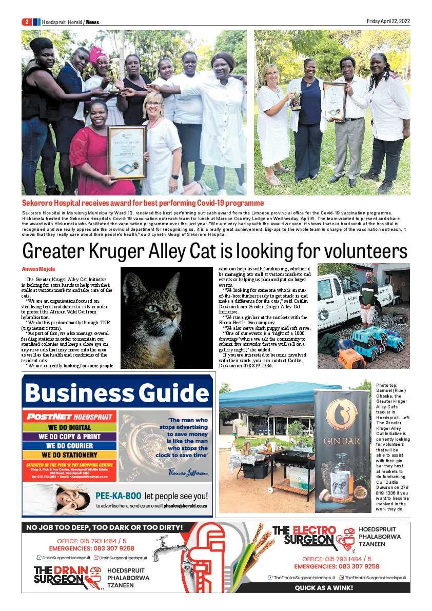 Hoedspruit Herald page 2