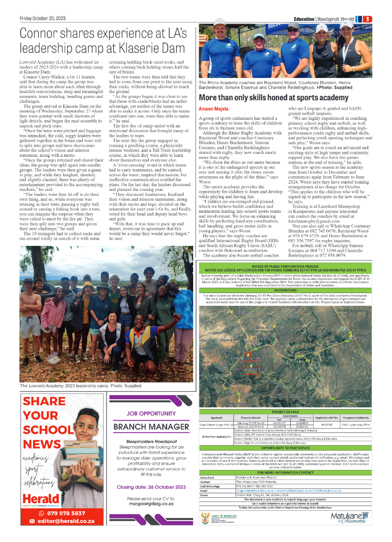 Hoedspruit Herald page 7