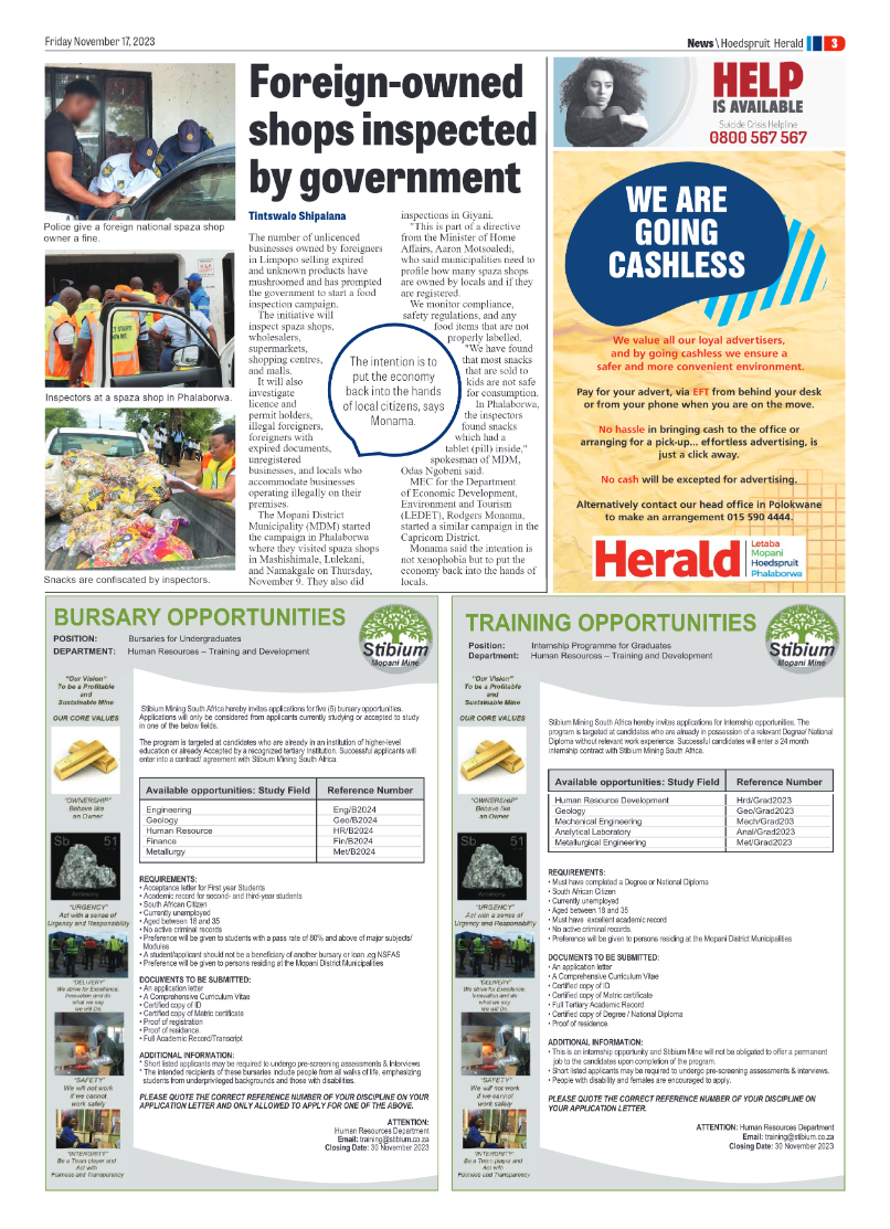 Hoedspruit Herald page 7