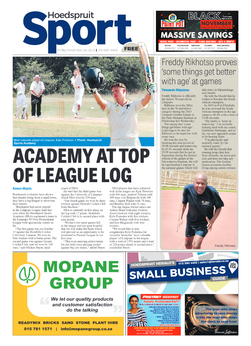 Hoedspruit Herald page 12
