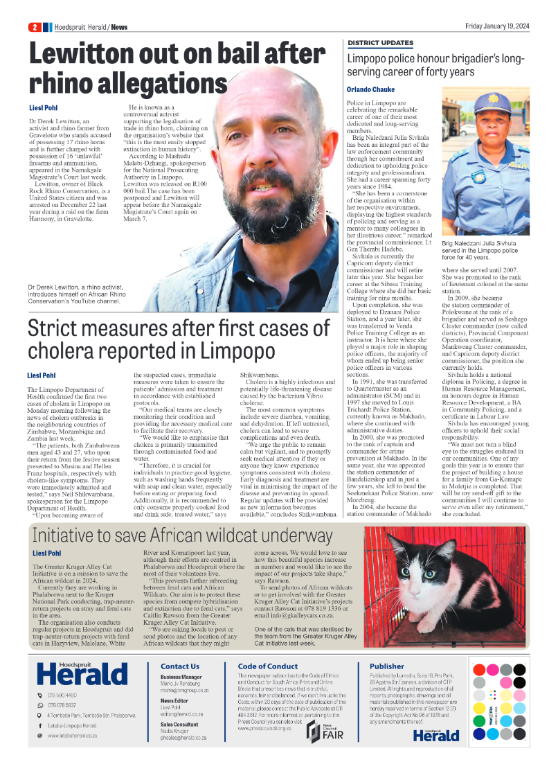 Hoedspruit Herald page 2