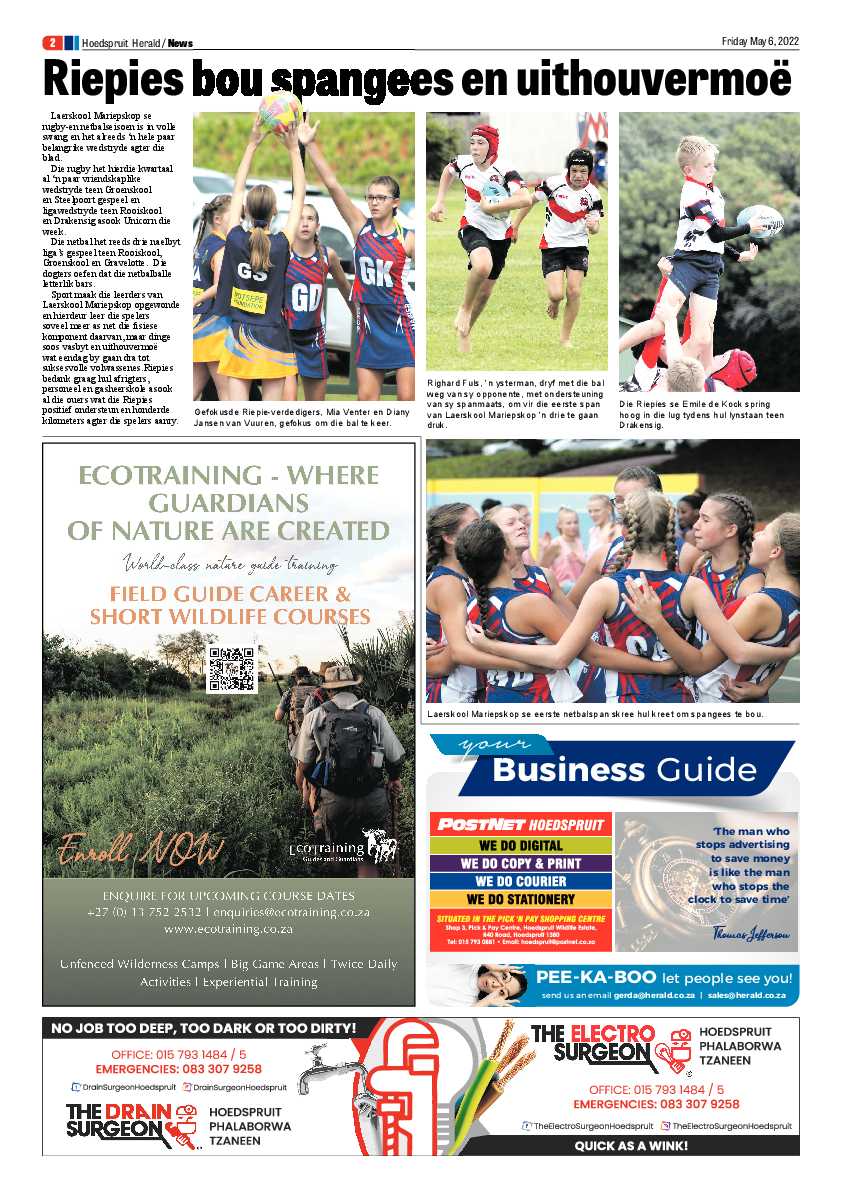 Hoedspruit Herald page 2