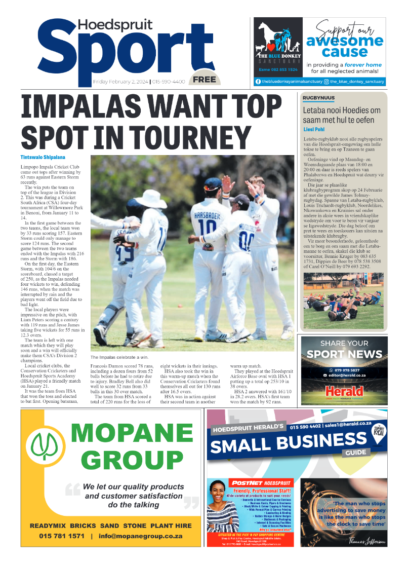 Hoedspruit Herald page 8
