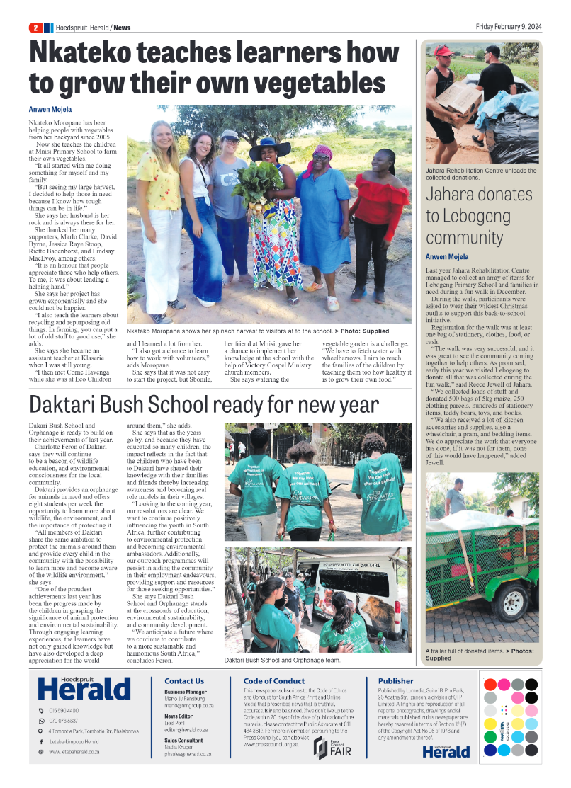 Hoedspruit Herald page 2