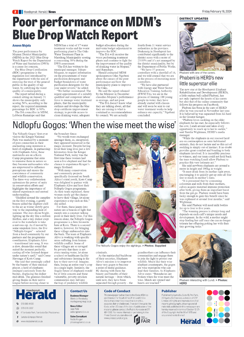 Hoedspruit Herald page 2