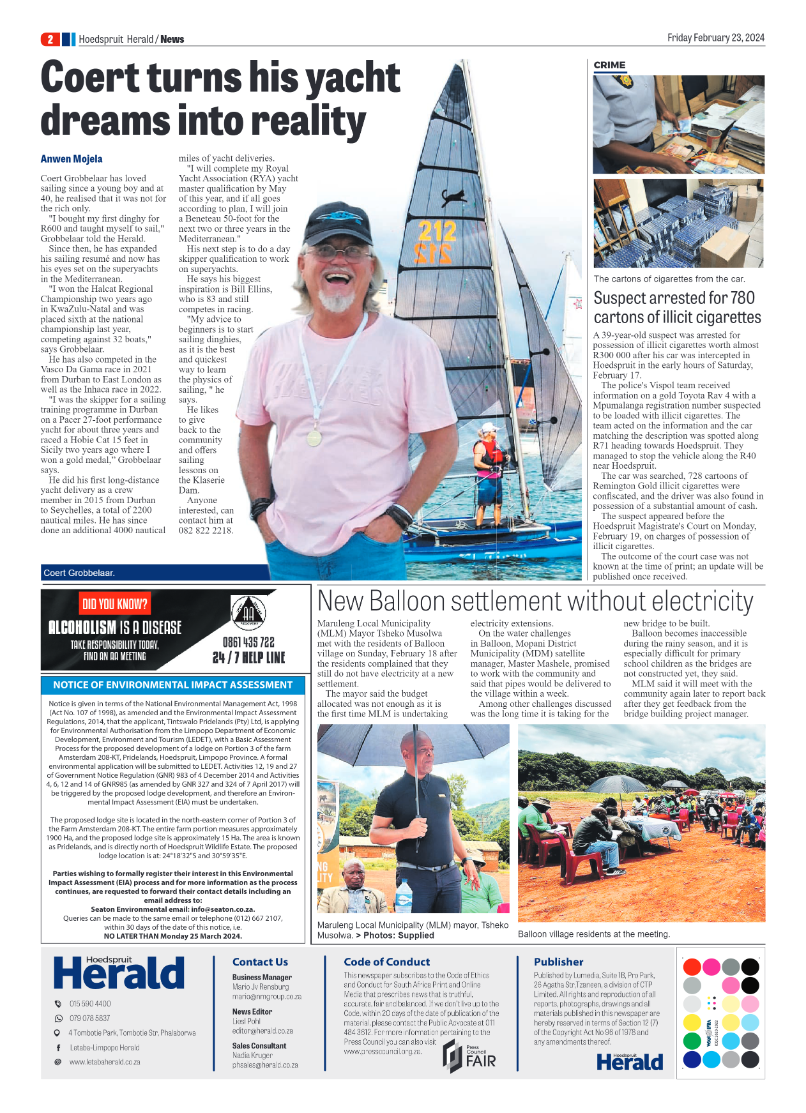 Hoedspruit Herald page 2