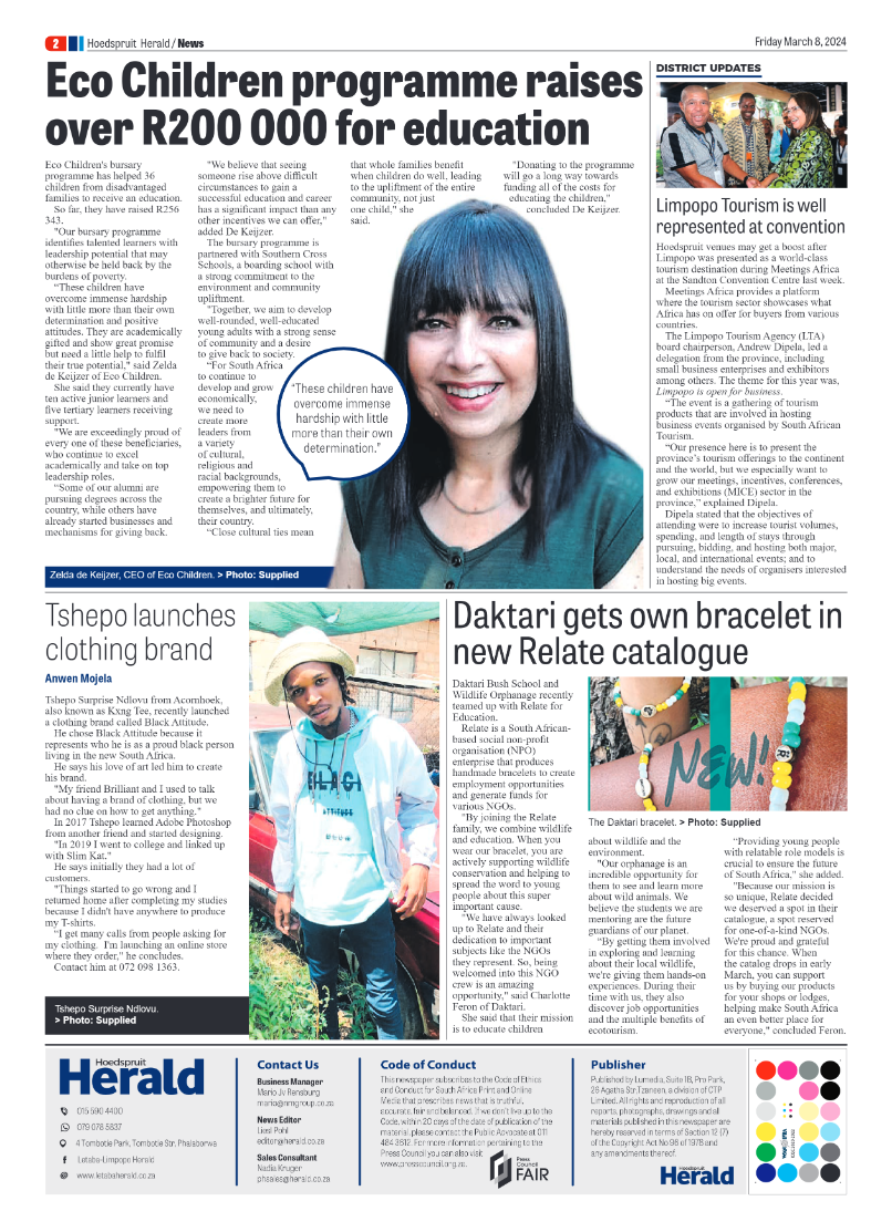 Hoedspruit Herald page 2