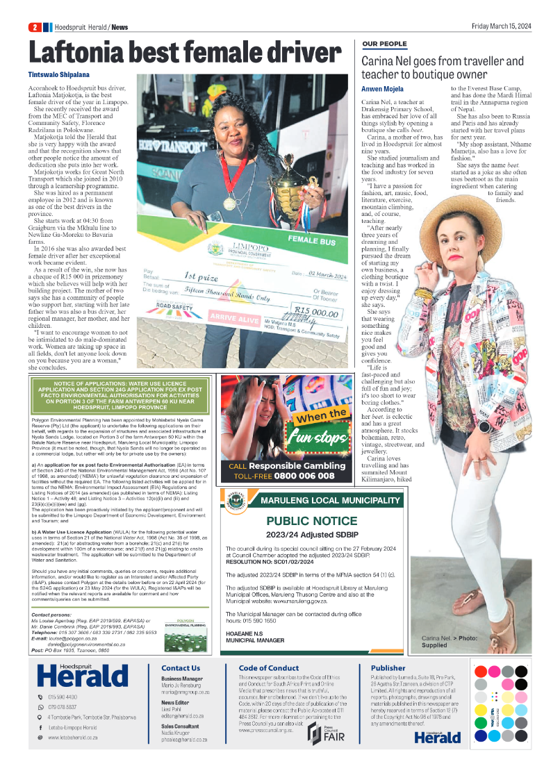Hoedspruit Herald page 2