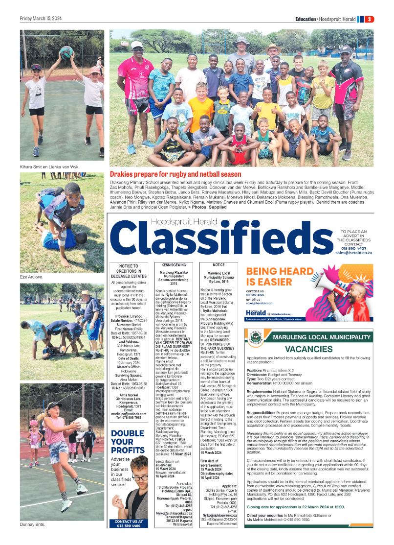 Hoedspruit Herald page 7
