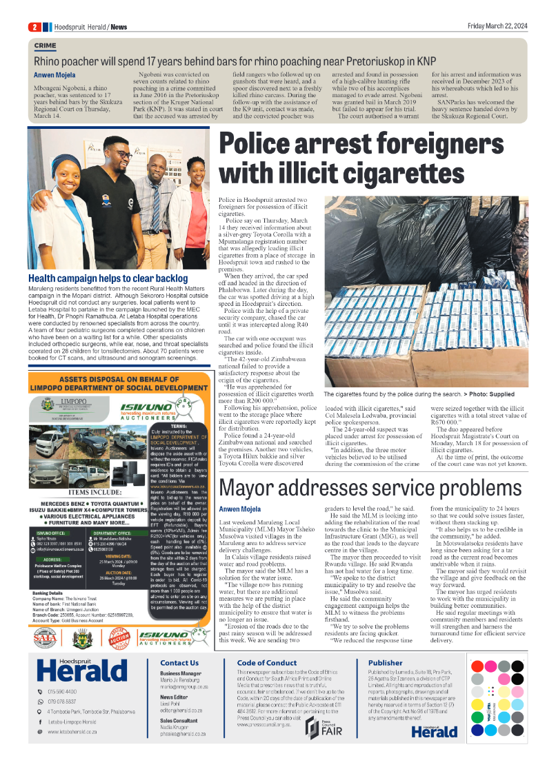 Hoedspruit Herald page 2