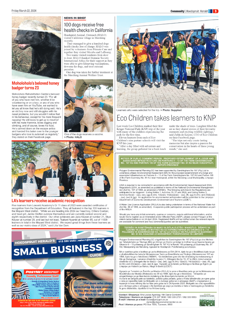 Hoedspruit Herald page 7