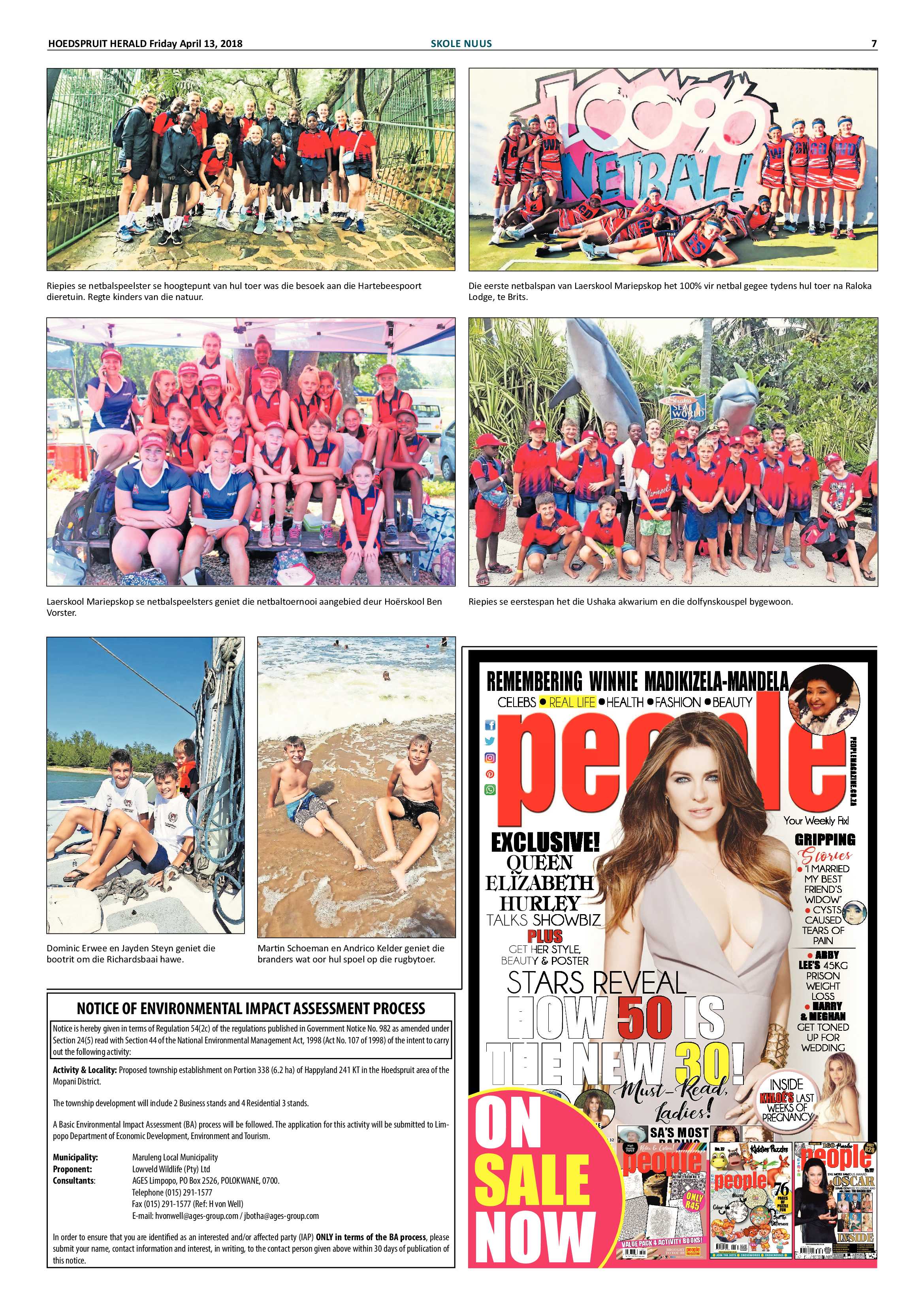 Hoedspruit Herald – 13 April 2018 page 7