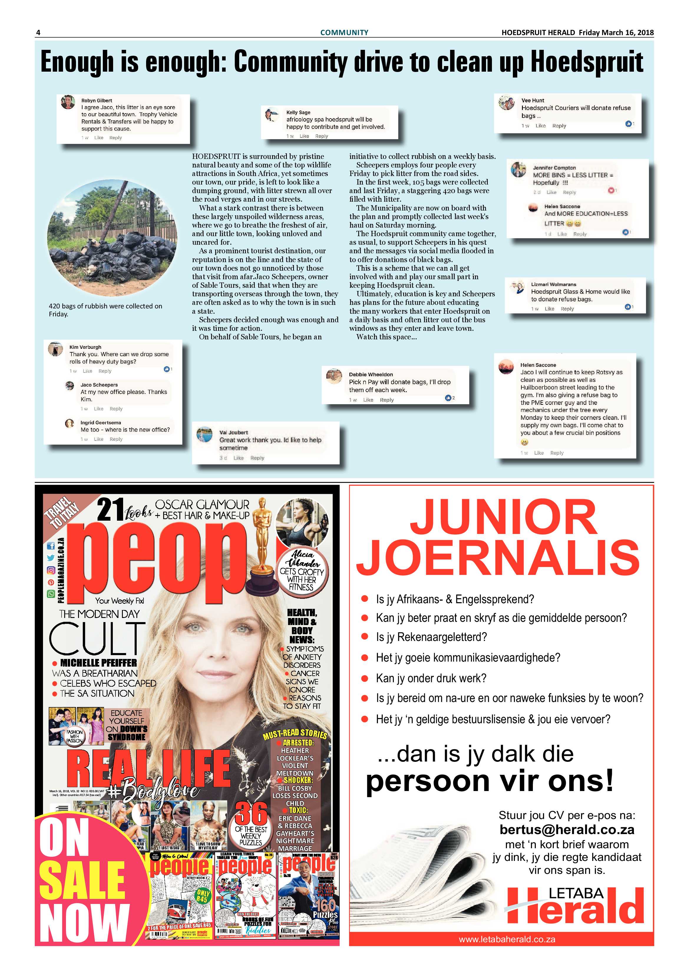 Hoedspruit Herald – 16 March 2018 page 4