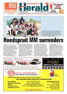 Hoedspruit Herald – 16 March 2018