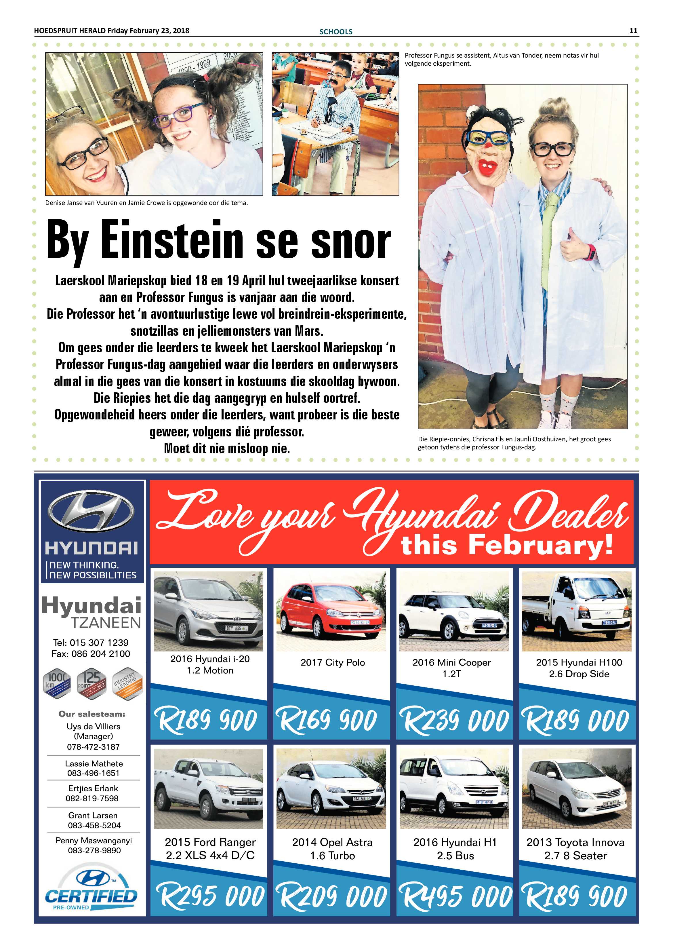 Hoedspruit Herald – 23 February 2018 page 11