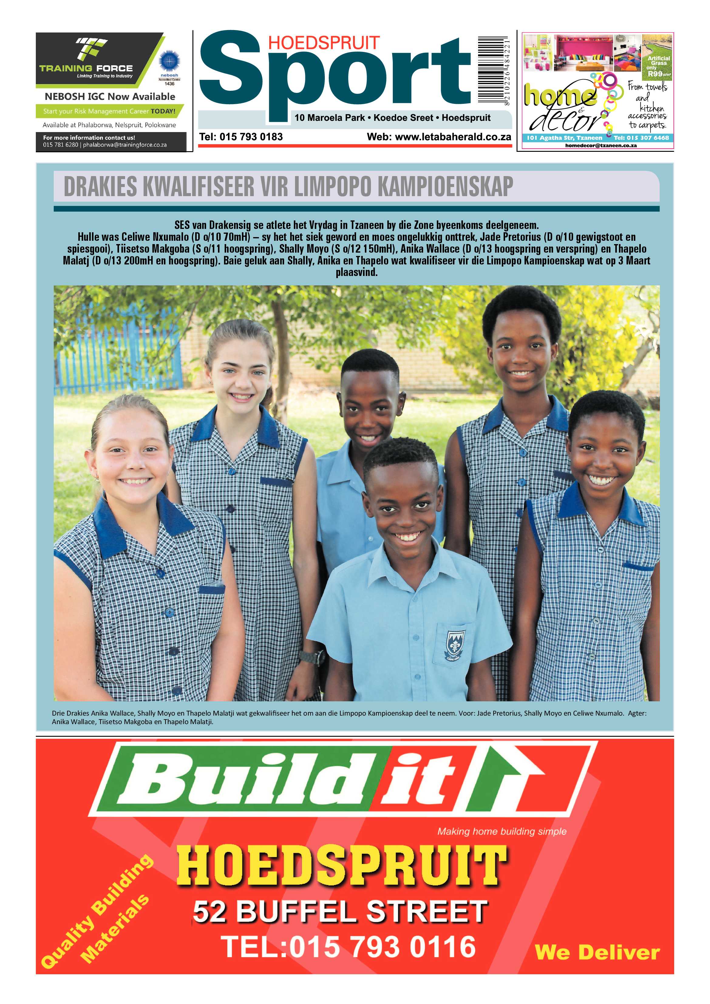 Hoedspruit Herald – 23 February 2018 page 12