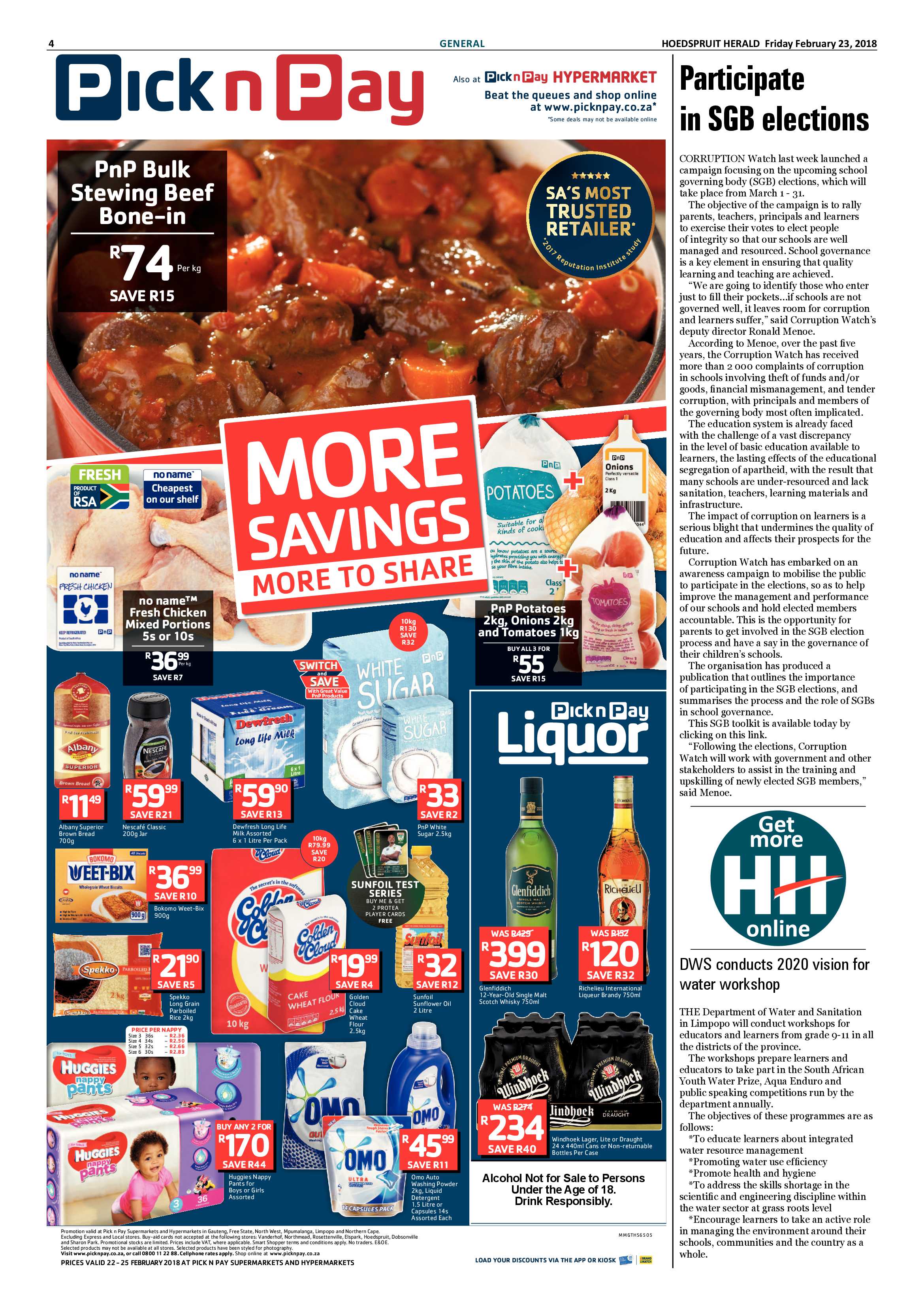 Hoedspruit Herald – 23 February 2018 page 4