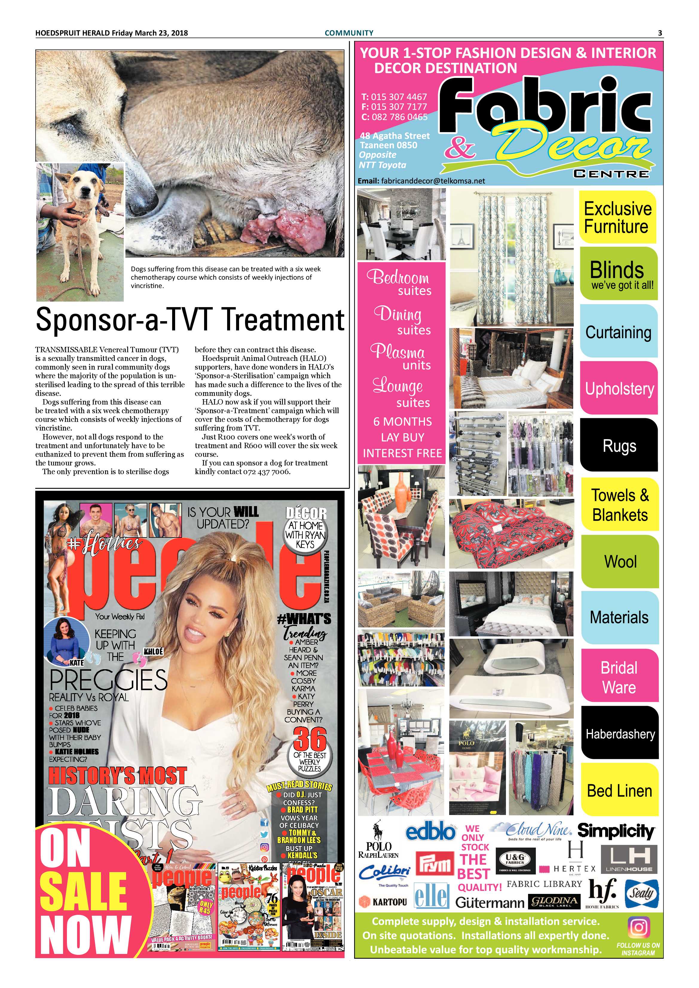 Hoedspruit Herald – 23 March 2018 page 3