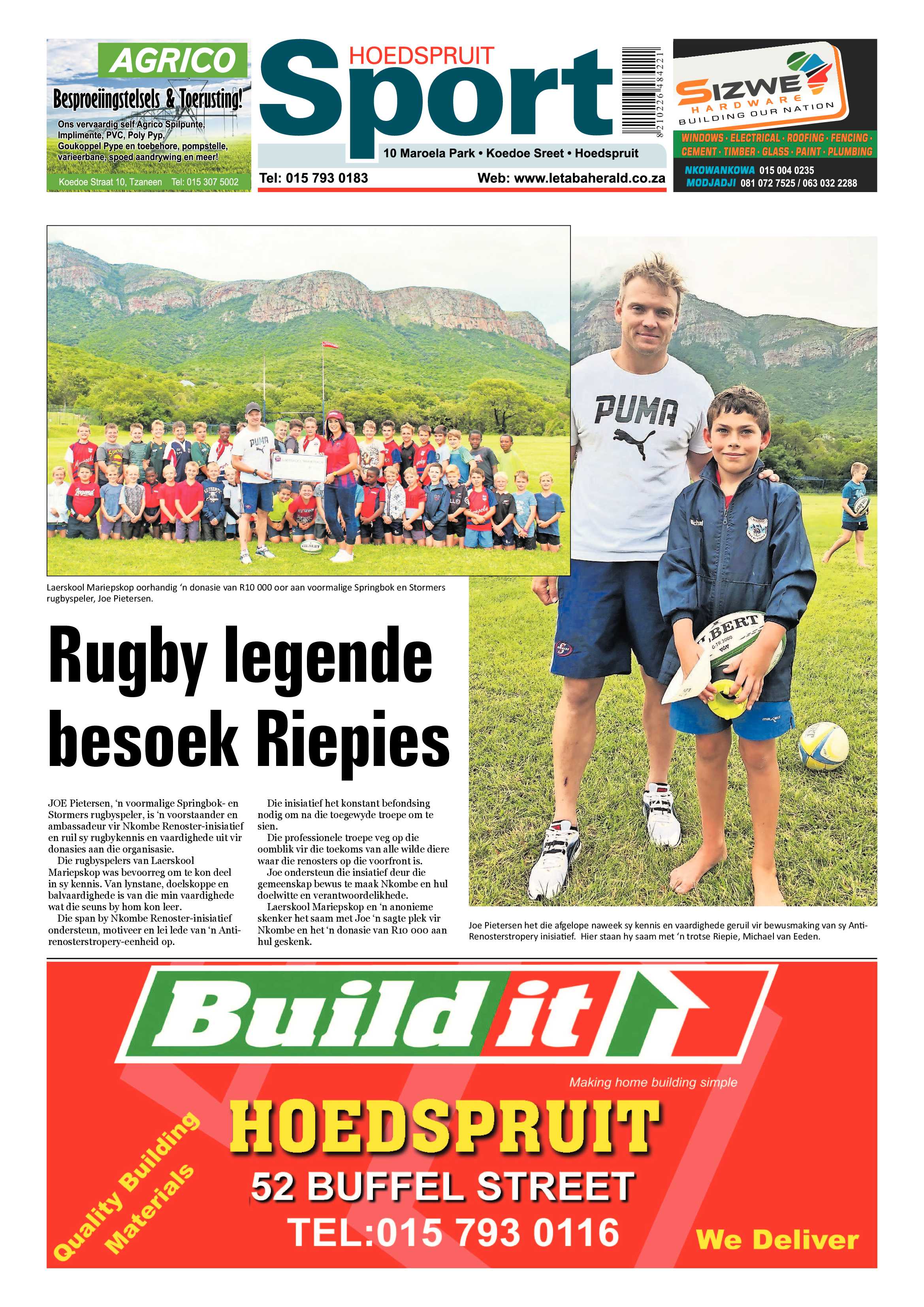 Hoedspruit Herald – 23 March 2018 page 8