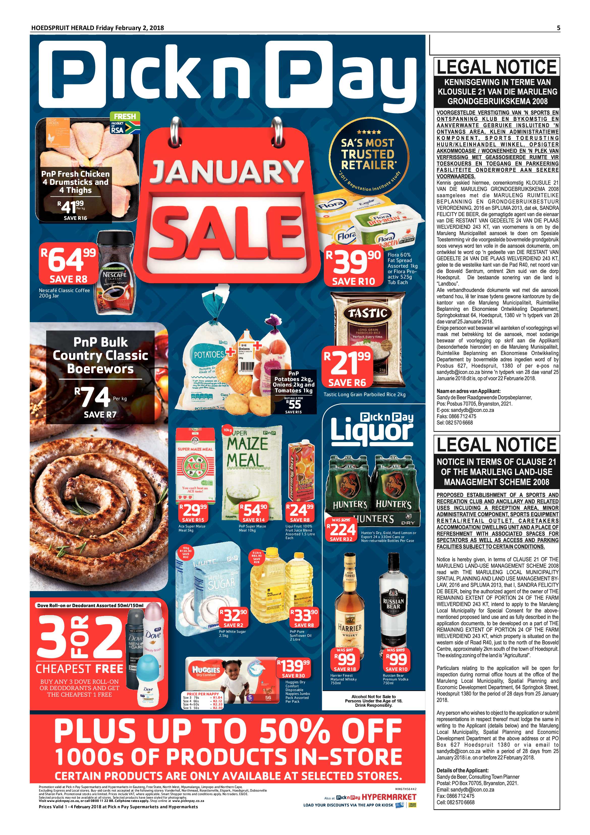Hoedspruit Herald – 2 February 2018 page 5