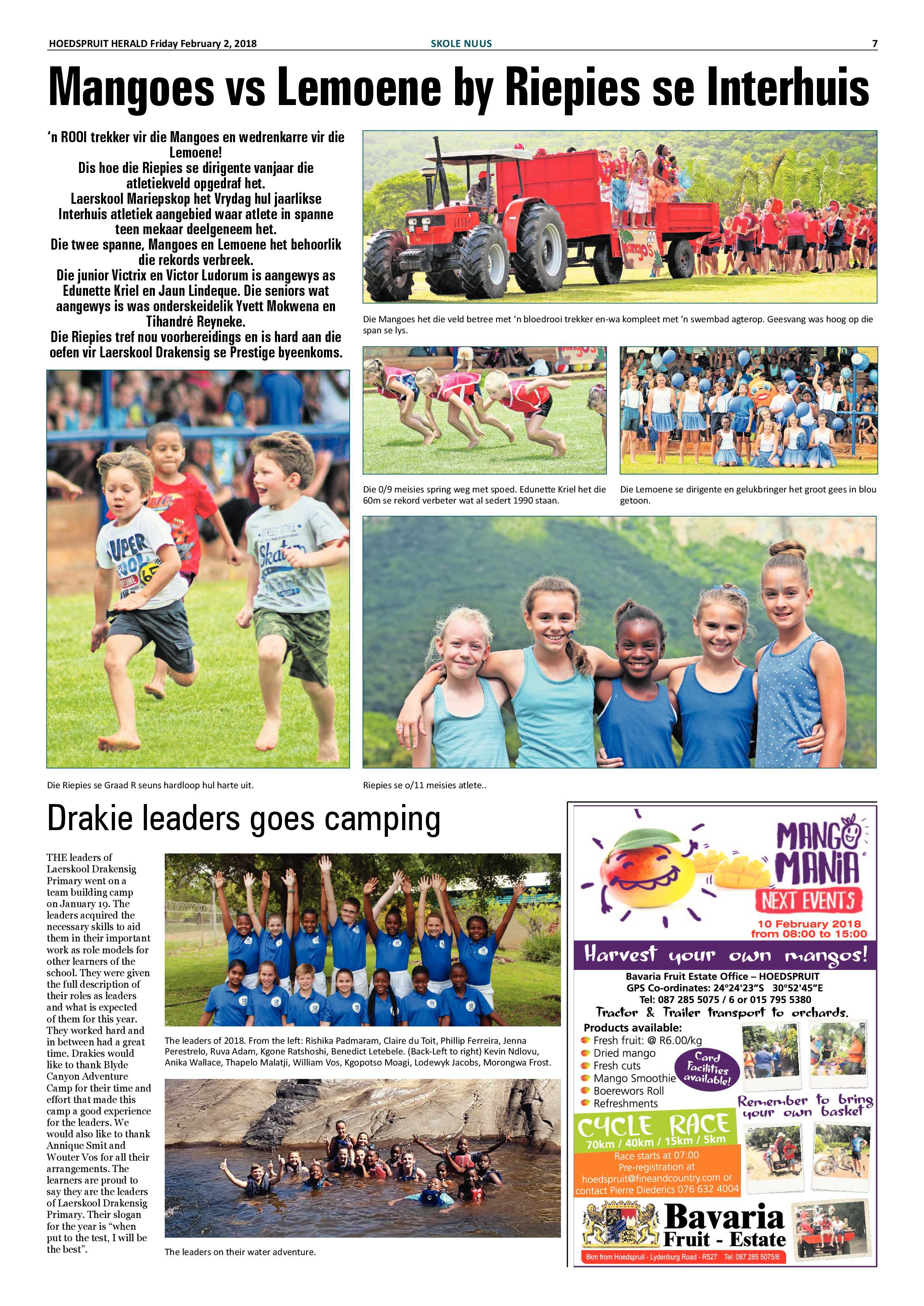 Hoedspruit Herald – 2 February 2018 page 7