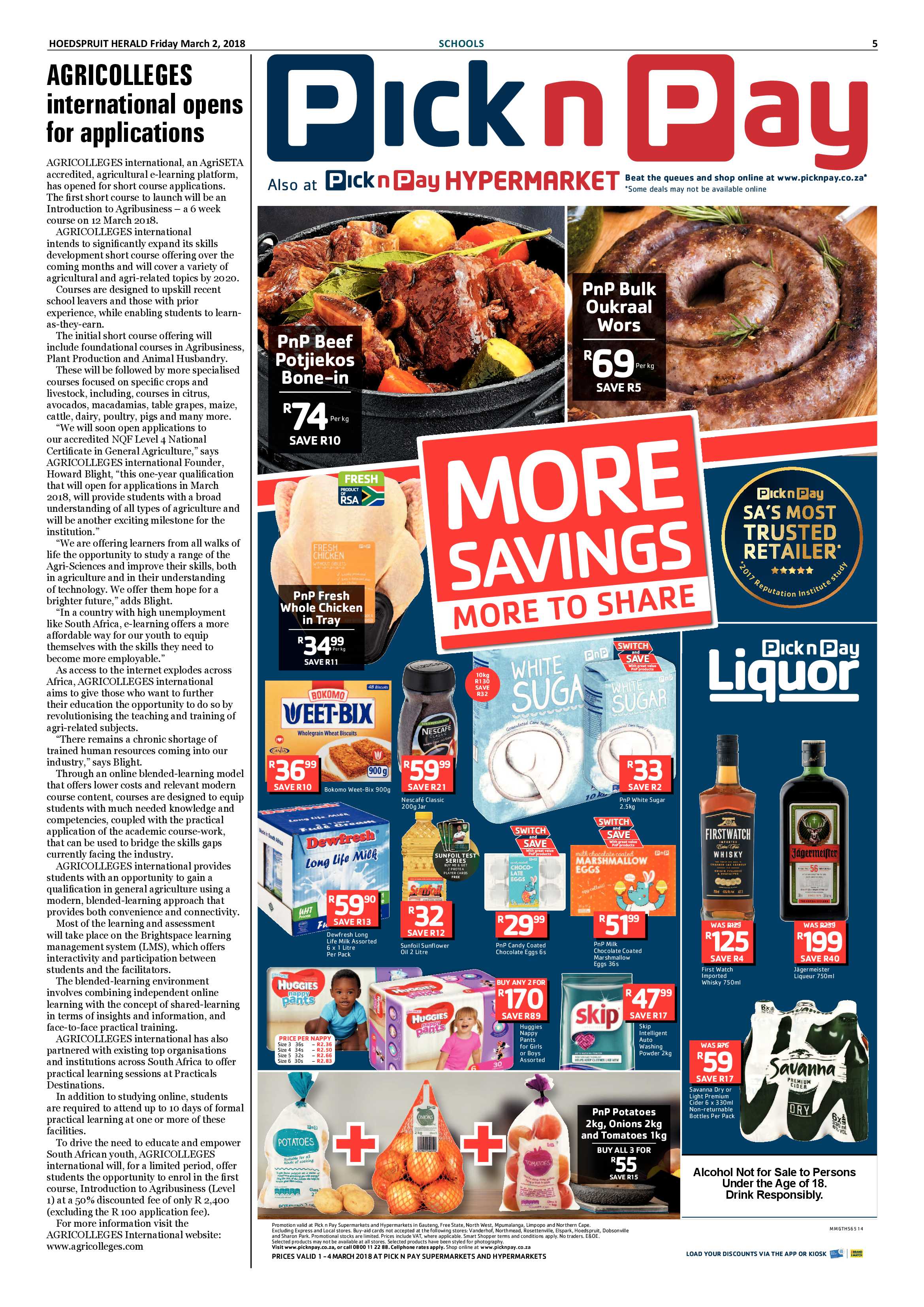 Hoedspruit Herald – 2 March 2018 page 5