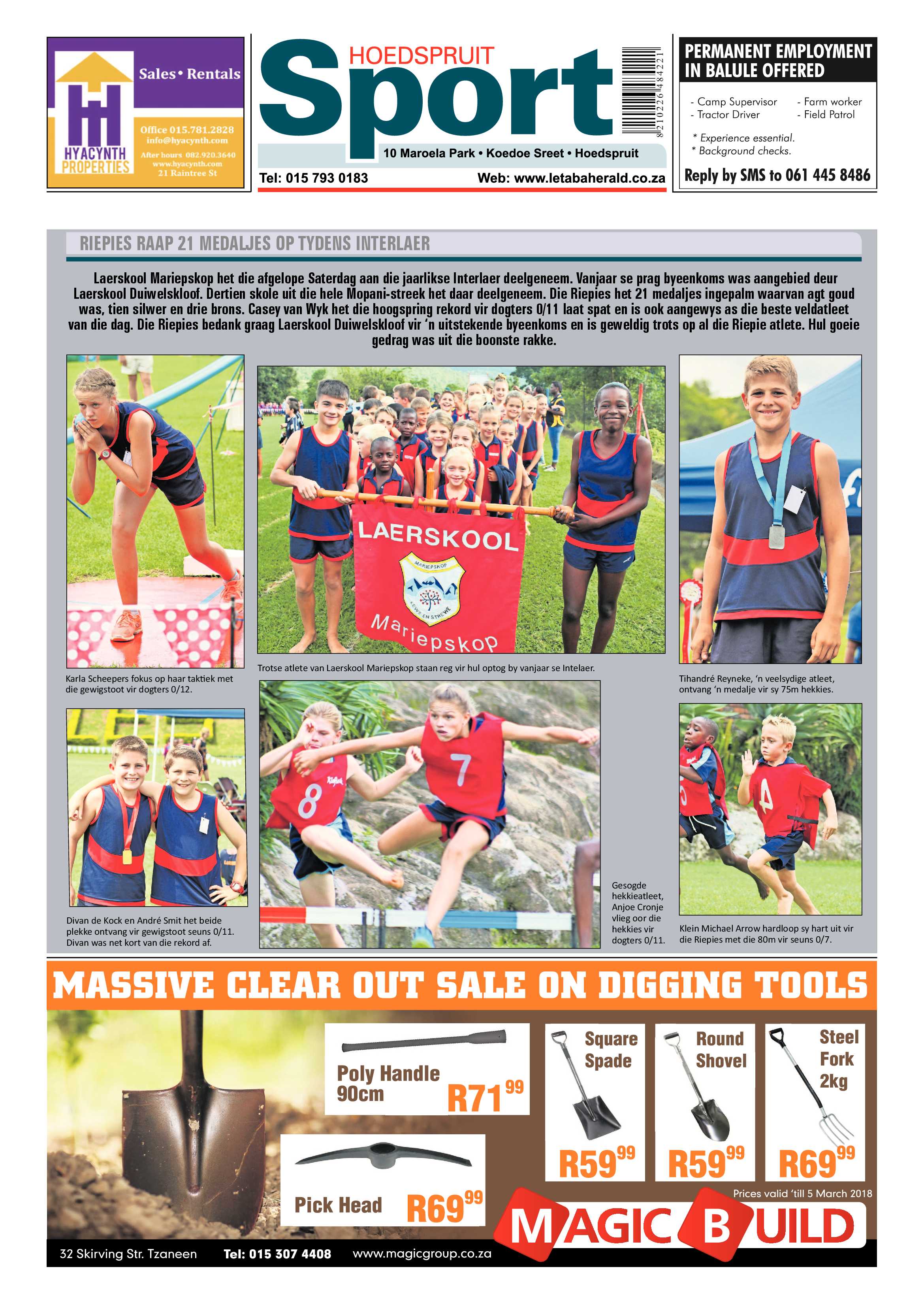 Hoedspruit Herald – 2 March 2018 page 8